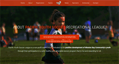 Desktop Screenshot of pacificyouthsoccer.org