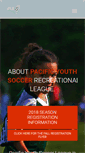 Mobile Screenshot of pacificyouthsoccer.org